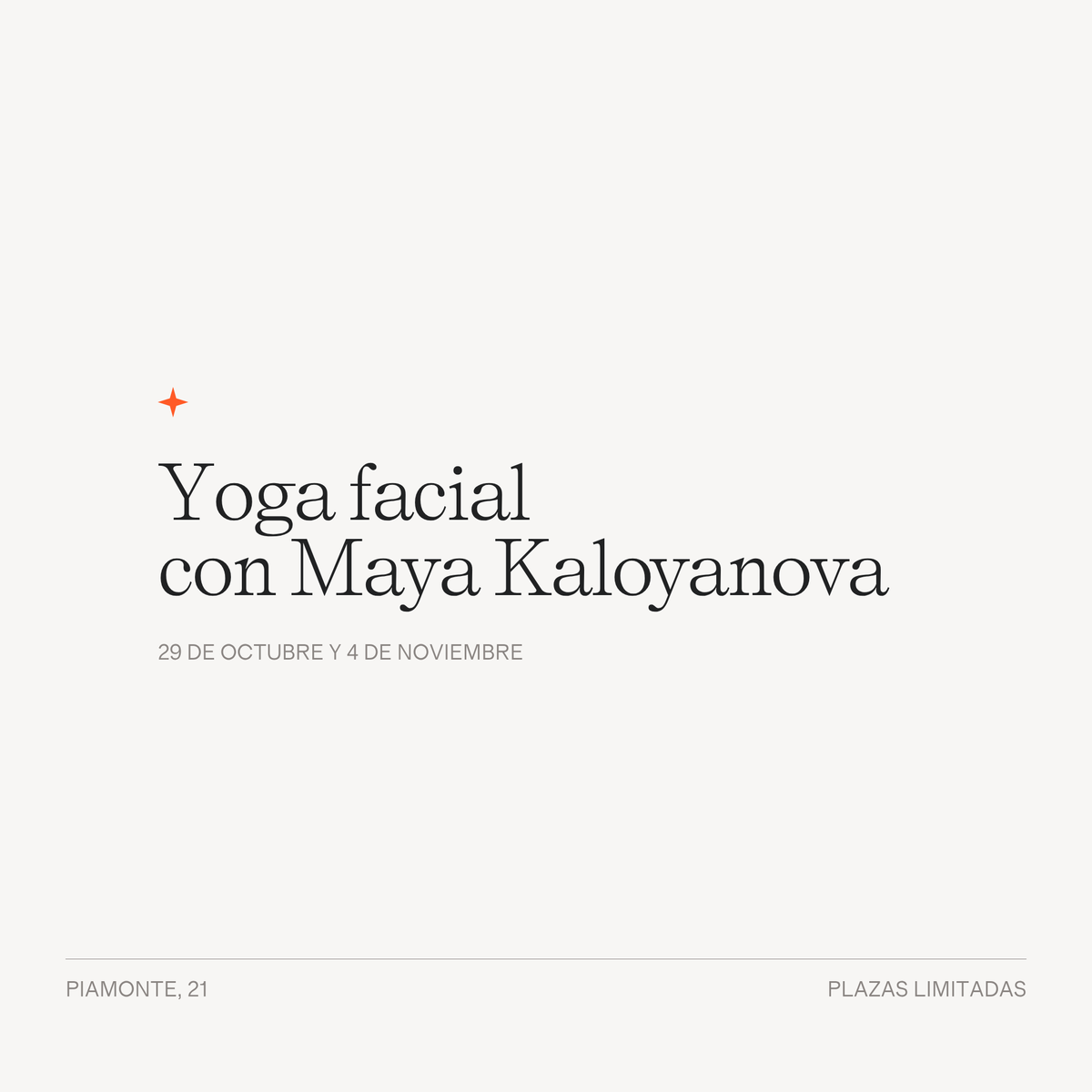 Taller de Yoga Facial